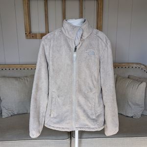 northface fuzzy zip up